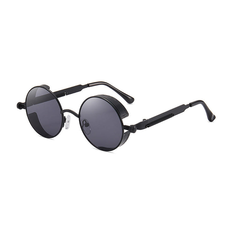 Women's retro-inspired round sunglasses with special lenses Kalsten