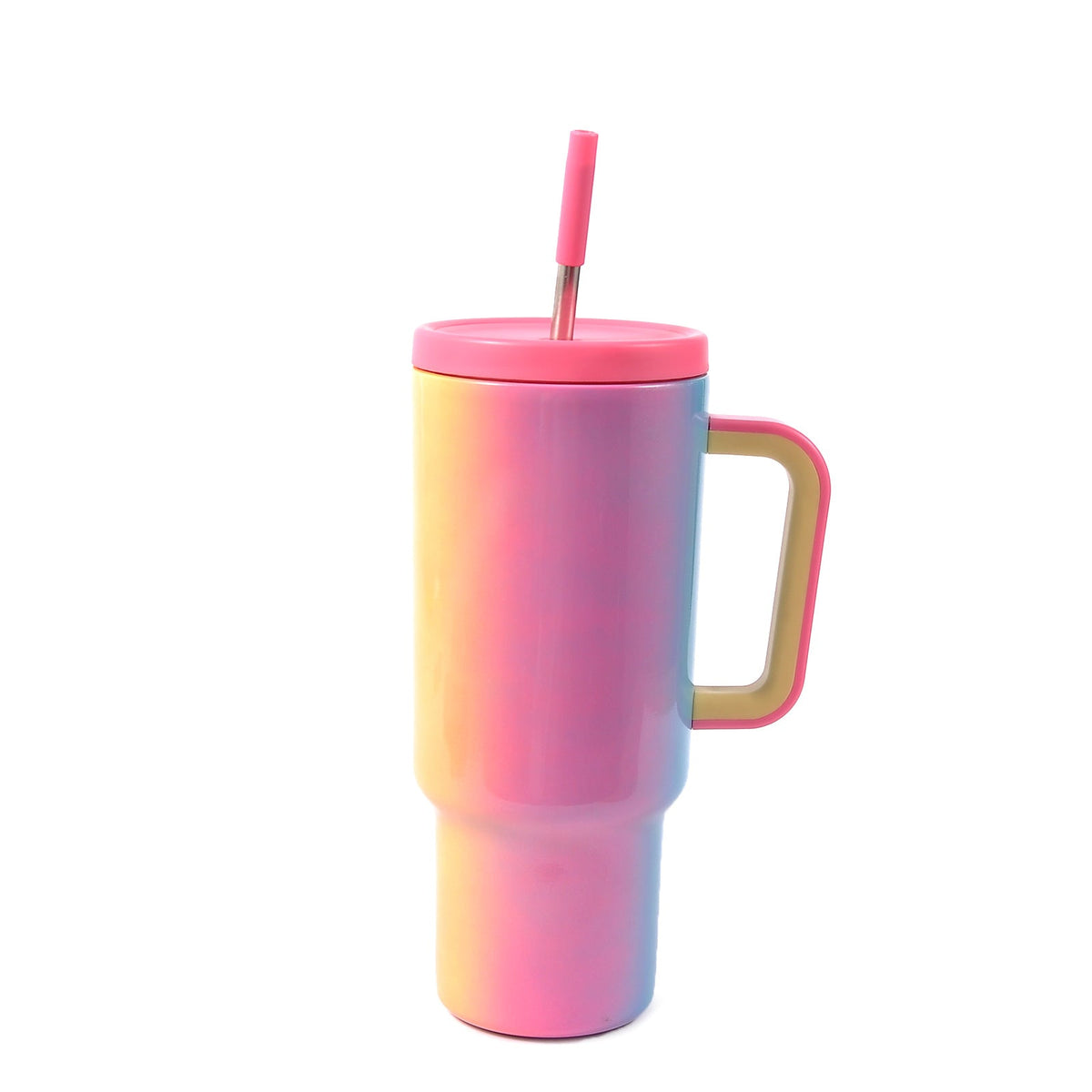 Women High-Quality Insulated Cup with Integrated Straw Kalsten