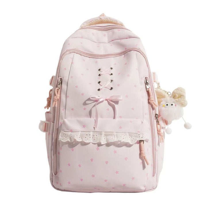 Lace-Up Detail School Backpack Kalsten