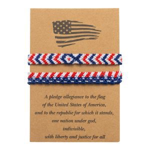 Unisex braided bracelet set made of cotton cords with adjustable sliding knots and star pendant Kalsten