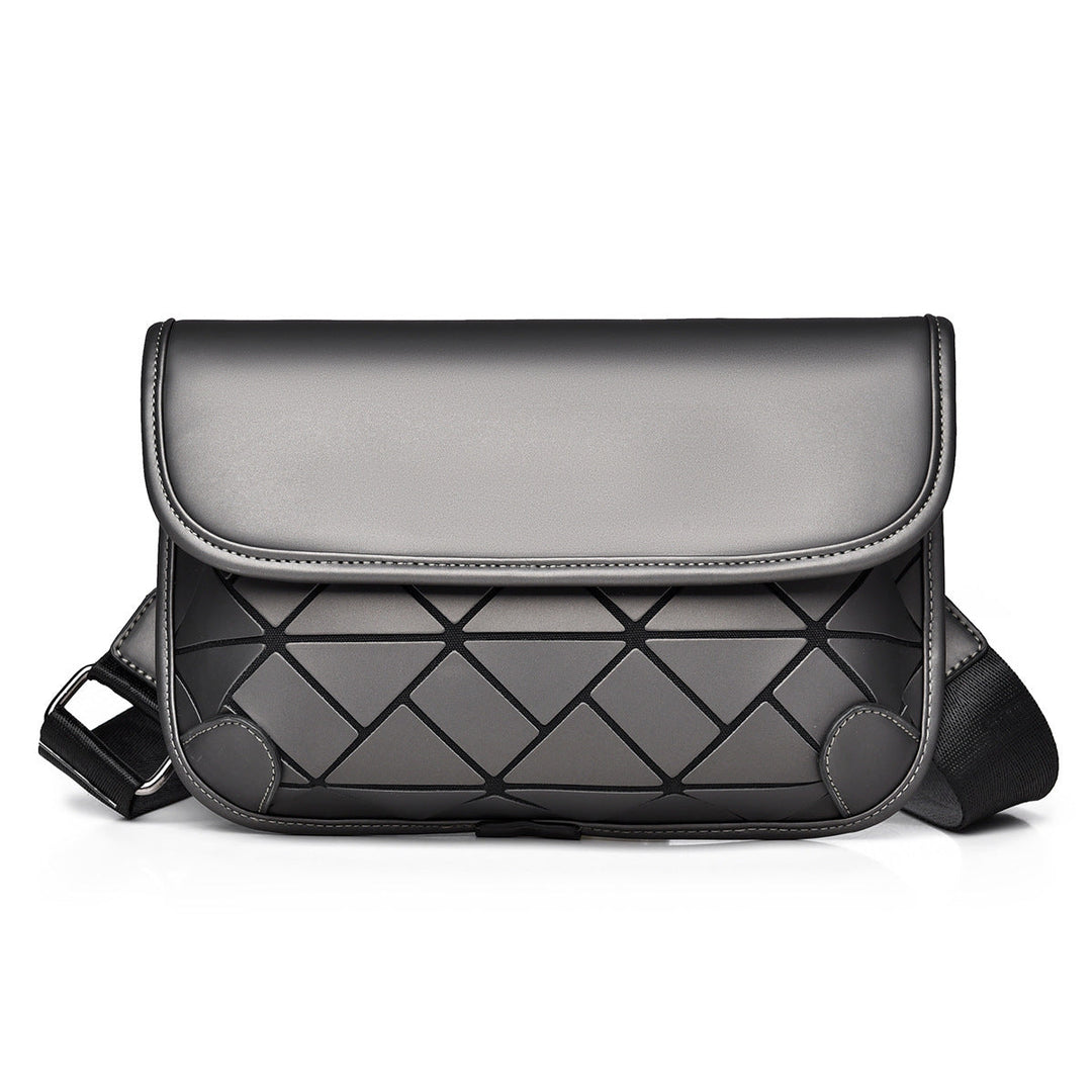 Stylish crossbody bag with geometric design Kalsten