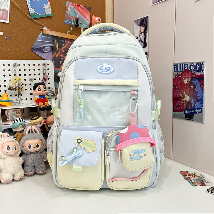 Multi-Pocket Casual School Backpack