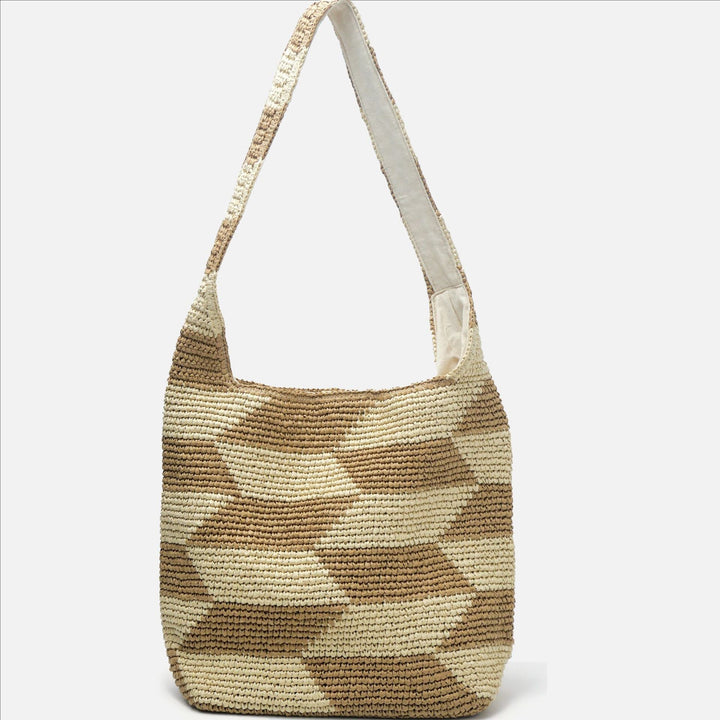 Stylish handbag made of natural weave Kalsten