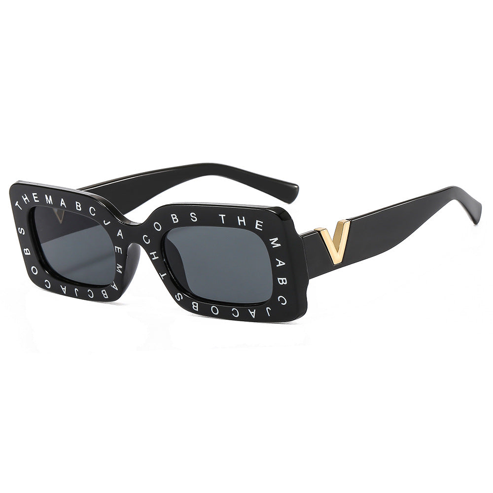 Ladies Stylish oversized sunglasses with unique frame Kalsten