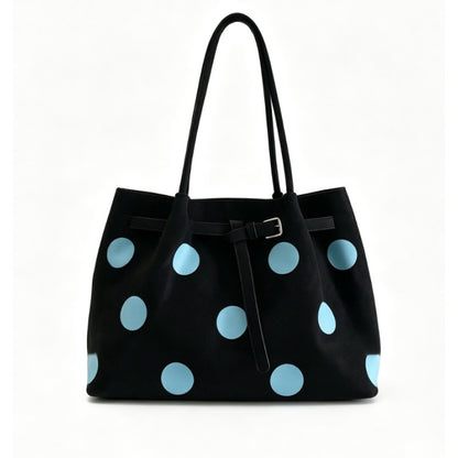 Stylish Polka Dot Tote Bag Acalora