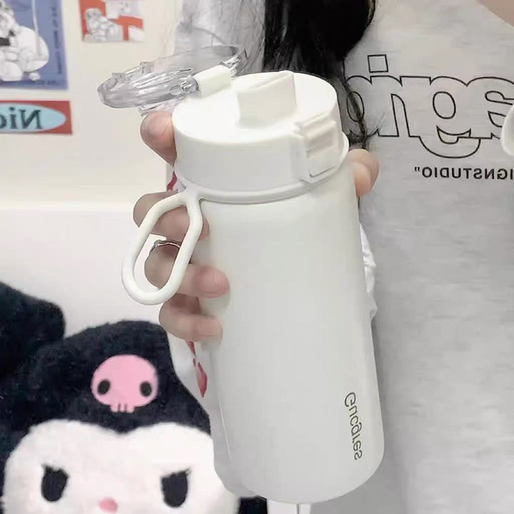 Ladies insulated drinking vessel with innovative flip lid Kalsten