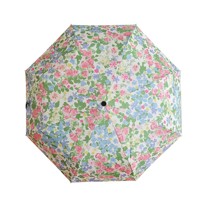 Women Folding Umbrella with Exquisite Floral Design Kalsten