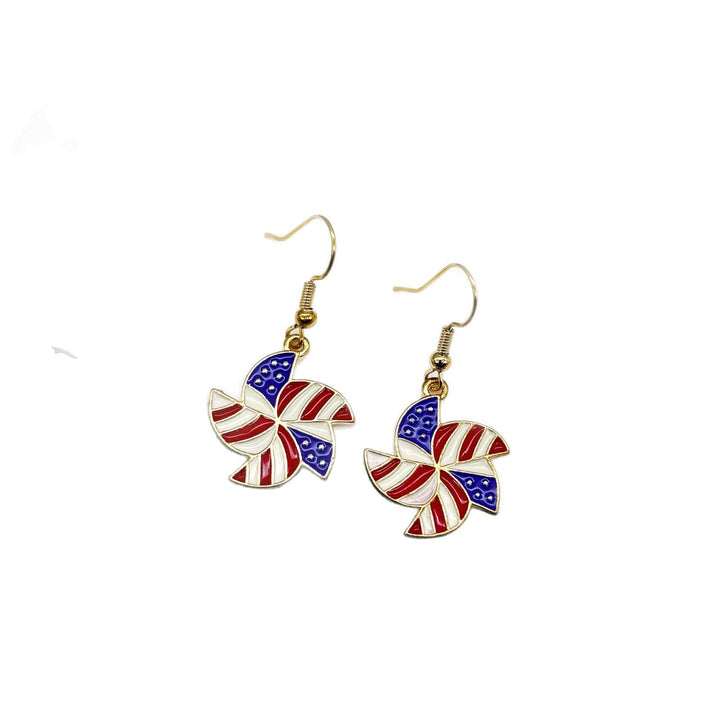 Women nan long layered tassel earrings made of mesh with stripe star pattern Kalsten