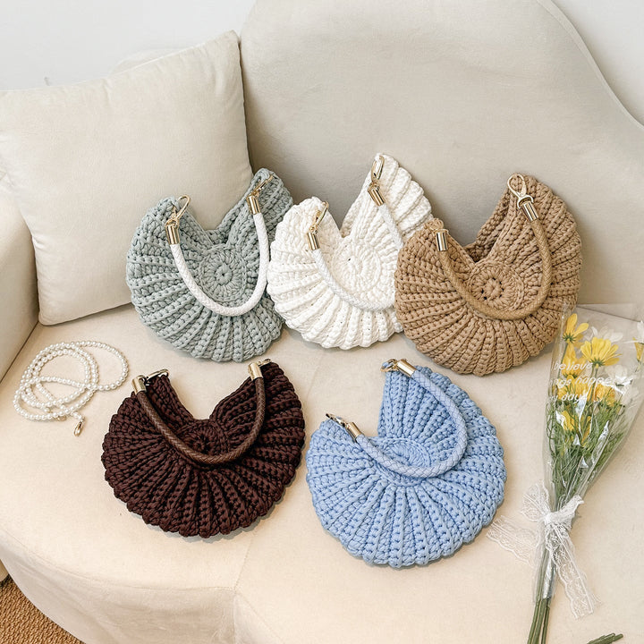 Handmade Crossbody Bag in Shell Design Kalsten