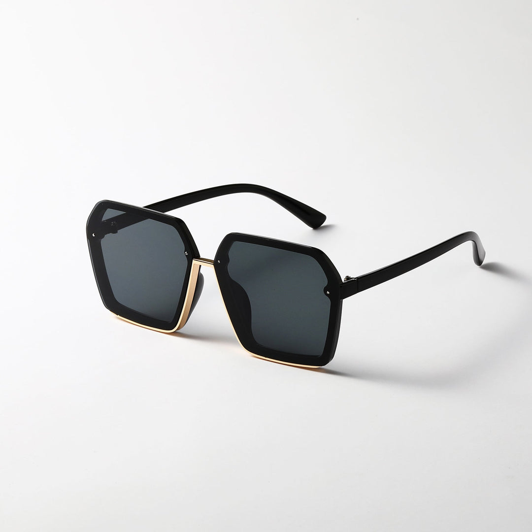 Women's creative oversized sunglasses with unique geometry Kalsten