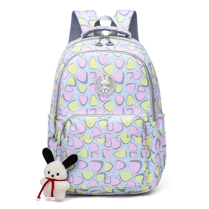 Cheerful school backpack with unique patterns and practical compartments Kalsten