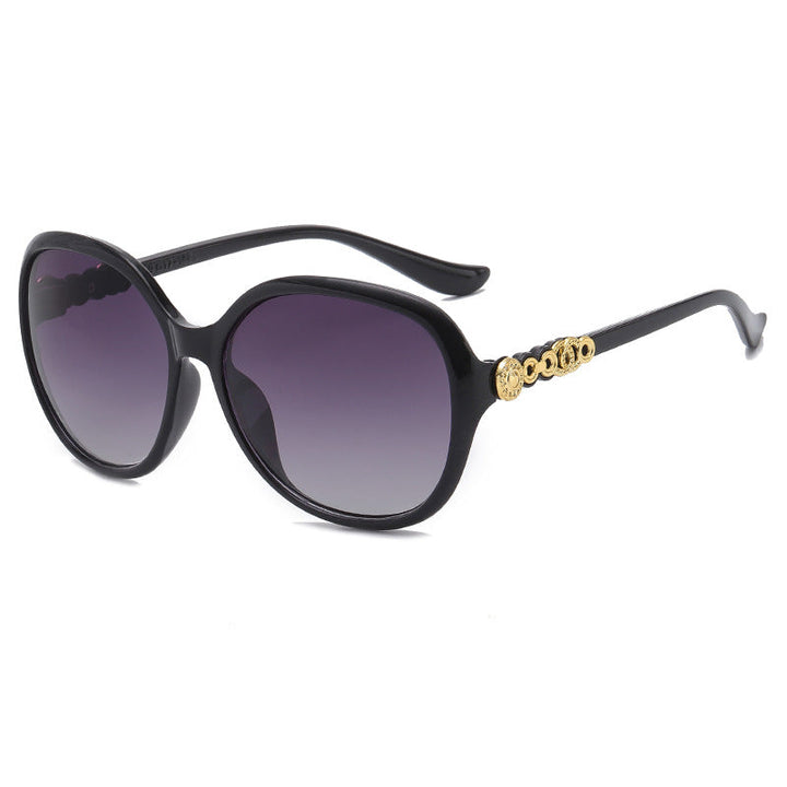 Women's oversized sunglasses with trendy tortoiseshell pattern and elegant frame accents Kalsten