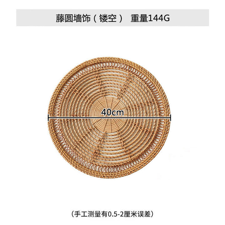 Ladies Elegant handcrafted rattan underlay Kalsten