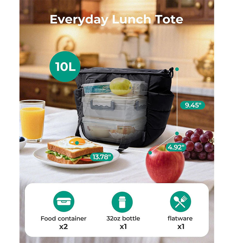 Stylish tote bag with insulated compartments Kalsten