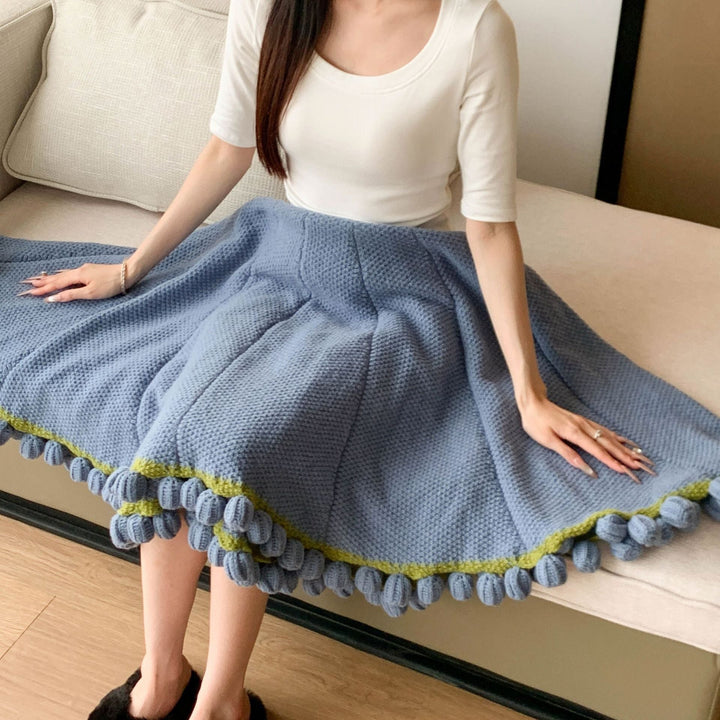 Knitted Sweater With Floral Design Kalsten