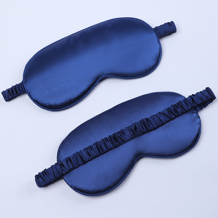 Women's nano silk sleep mask with padded eye area, adjustable elastic band, and storage pouch Kalsten