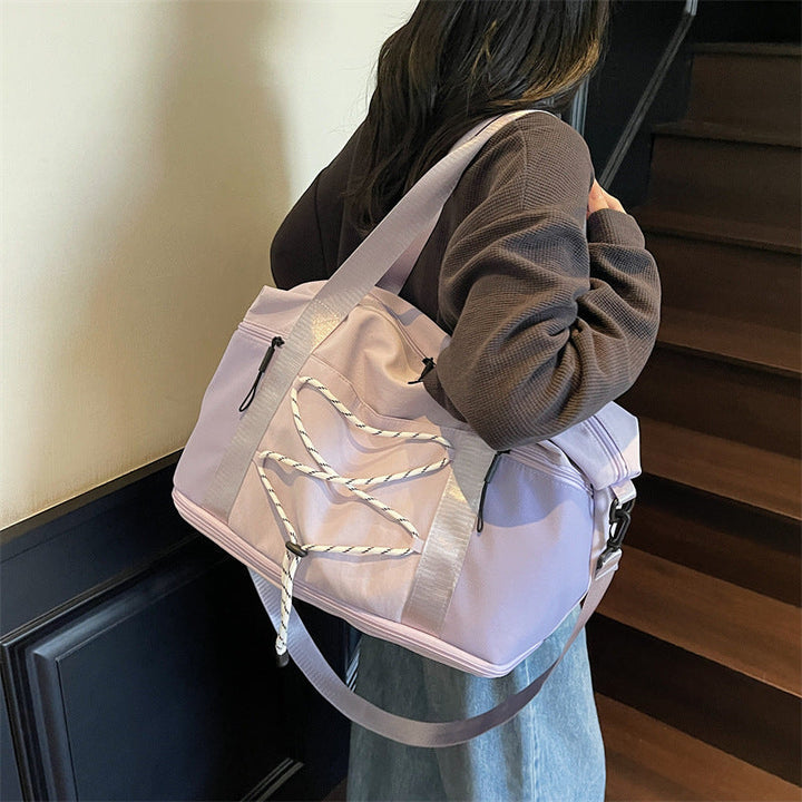 Sporty Shoulder Bag With Practical Organizer Kalsten