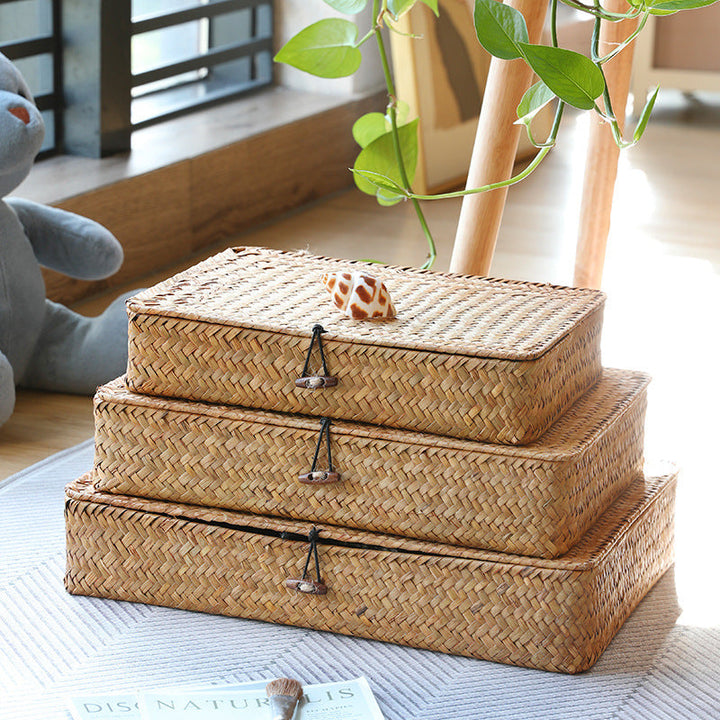 Handcrafted Natural Storage Box Kalsten