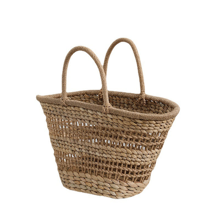 Handmade rattan bag with a removable lining insert Kalsten
