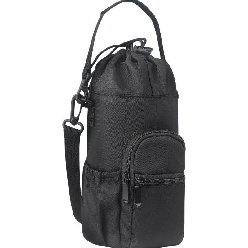 Insulated drinking bottle carrying bag with external compartment Kalsten