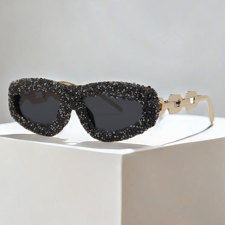 Ladies glamorous sunglasses with embellished frame Kalsten