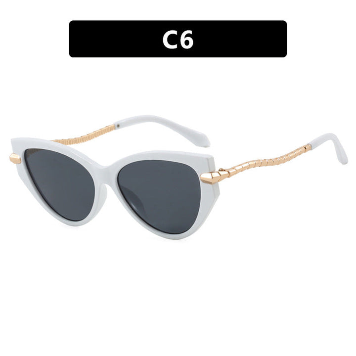 Ladies Cat-Eye Sunglasses with elegant metal frame and fashionable accents Kalsten