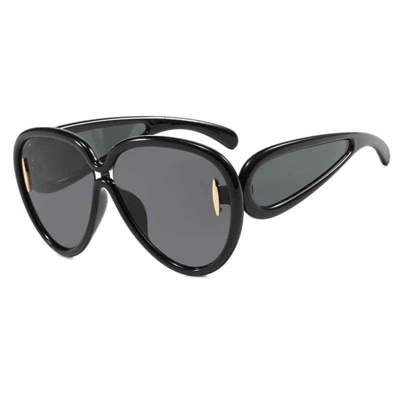 Women extravagant sunglasses in creative design Kalsten
