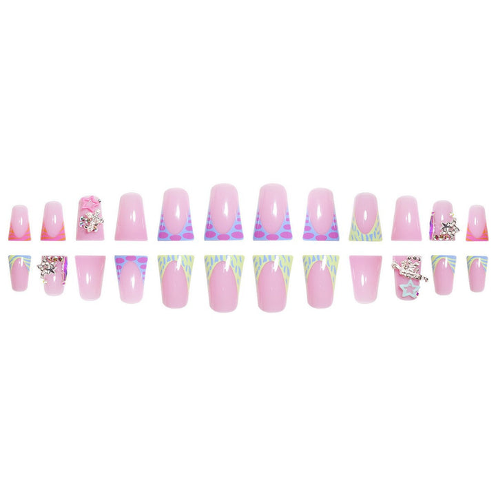 Decorative 3D Star-Embellished Nail Art Kalsten