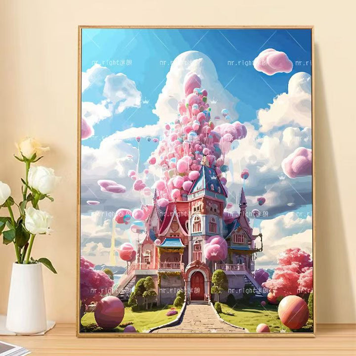 Whimsical Fantasy Landscape Art Canvas Kalsten