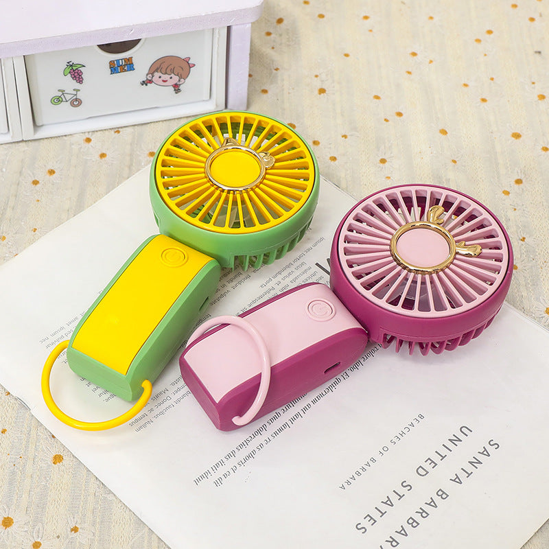 Ladies Portable Hand Fan in Cheerful Animal Design Kalsten