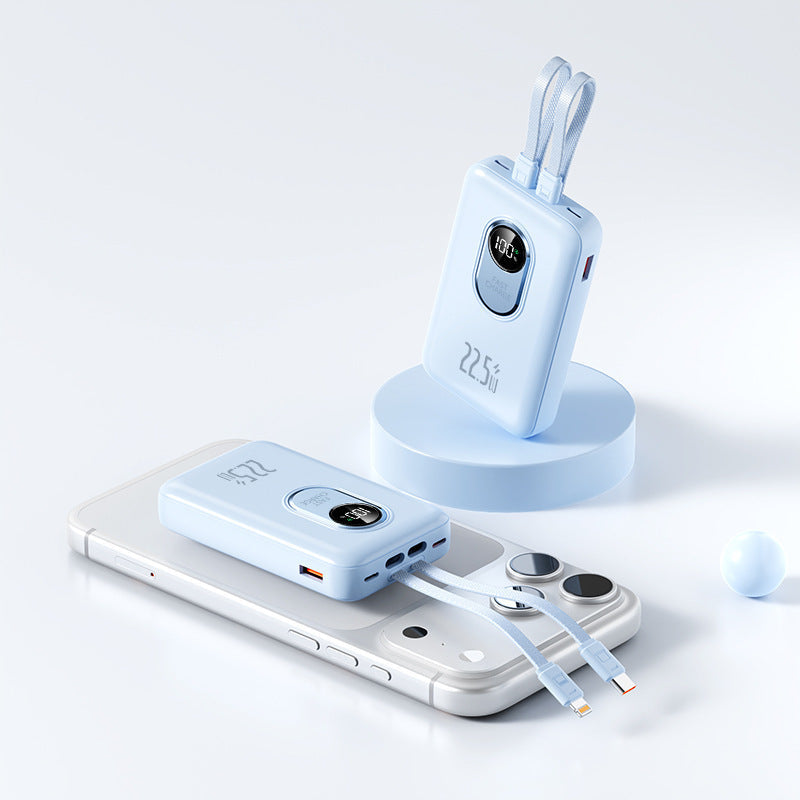 Power bank with fast charging function and integrated cable system Kalsten