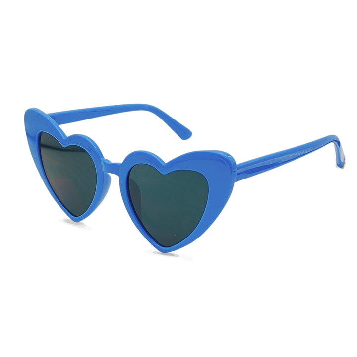 Women's Heart-Shaped Sunglasses with UV Protection and High-Quality Film Processing Kalsten