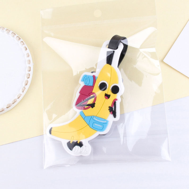 Fun Banana Character Luggage Tag Kalsten