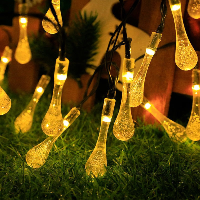 Globe LED String Lights With Waterproof Copper Wire And Textured Clear Bulbs Kalsten