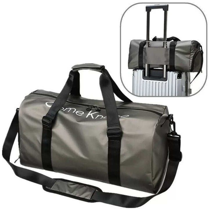 Travel bag with integrated trolley attachment system Kalsten