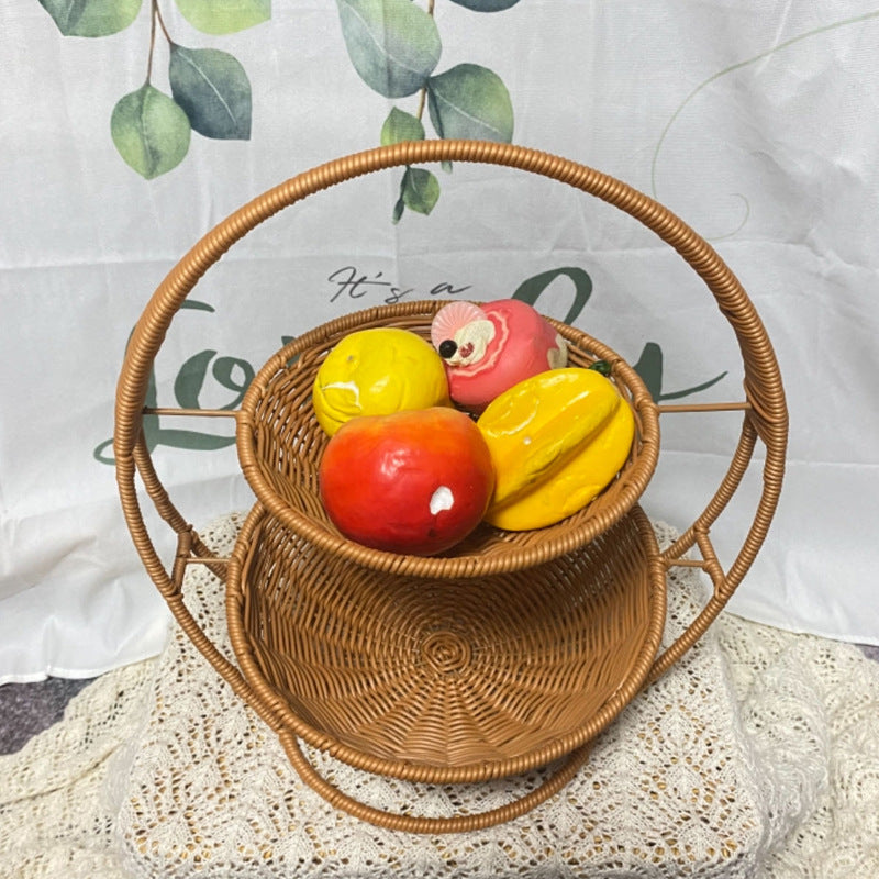 Ladies wickerware with two levels Kalsten