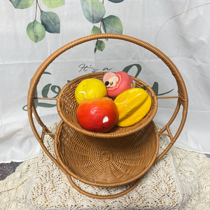 Ladies wickerware with two levels Kalsten