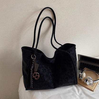 Spacious Faux Leather Tote Bag Acalora