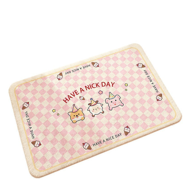 Playful Cartoon-Themed Bathroom Mat Kalsten