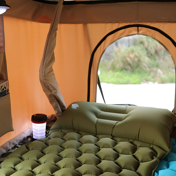 Inflatable Comfort Camping Mat With Ergonomic Air Cushions Kalsten