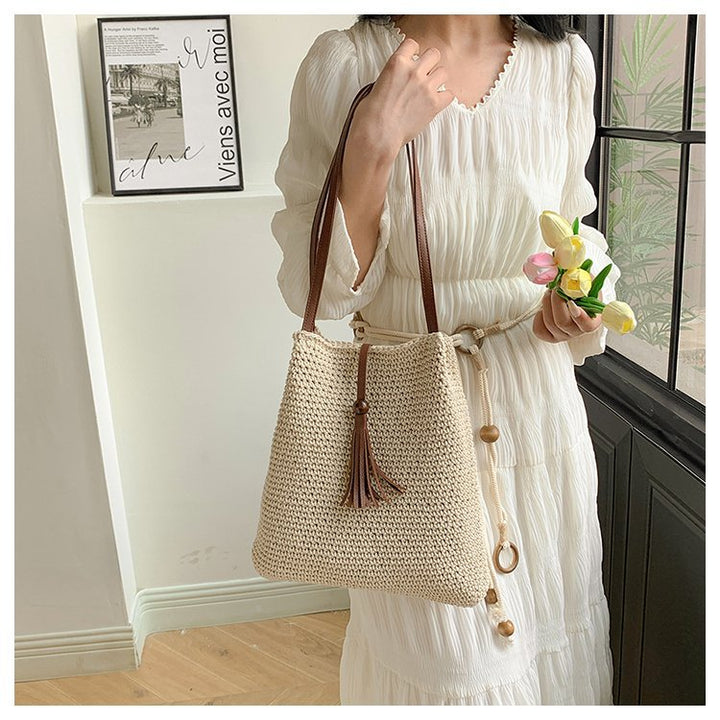 Handbag with Fringed Detail Kalsten