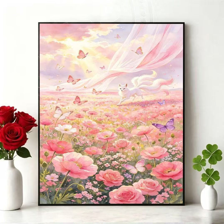 Dreamy Floral Fantasy Wall Art Kalsten