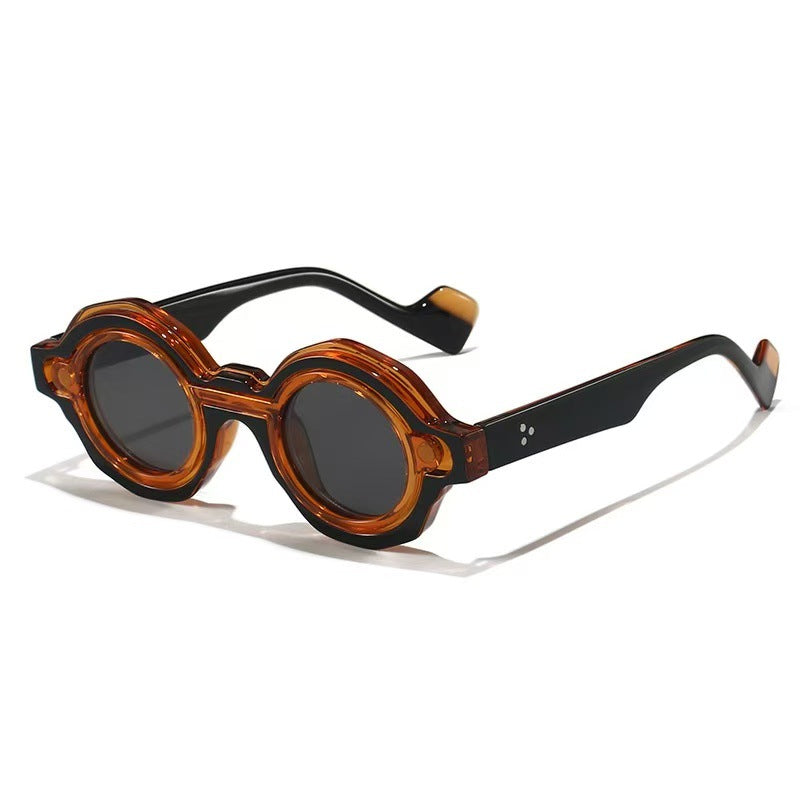 Ladies fashionable sunglasses with unique round design Kalsten