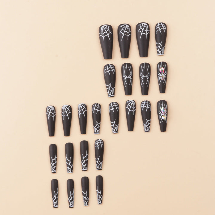 Artistic Spider-Themed Press-On Nails Kalsten