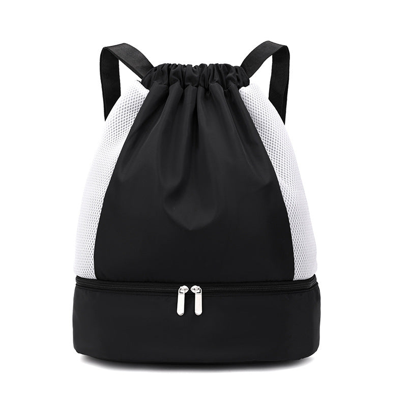 Sporty Mesh Backpack With Zipper Kalsten