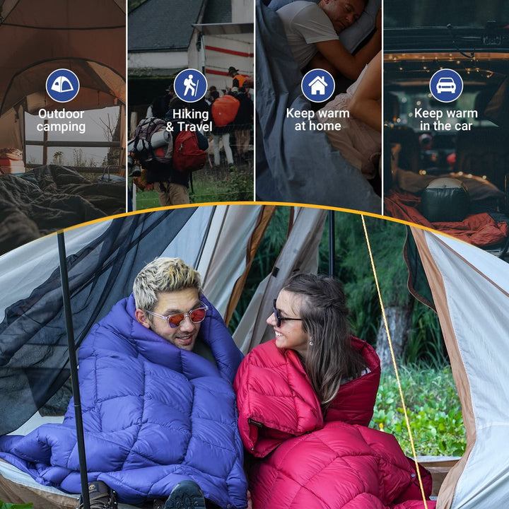 Women's winter blanket with eco-friendly filling Kalsten