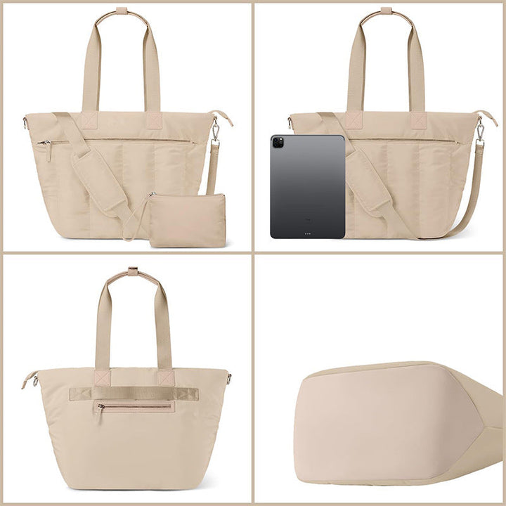 Practical and stylish tote bag with detachable cosmetics pouch Kalsten