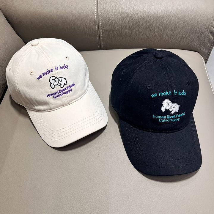 Men's Casual Embroidered Puppy Design Baseball Cap Kalsten