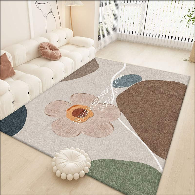 Elegant Floral Pattern Area Rug Kalsten