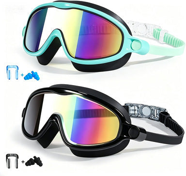 Swim protection goggles with adjustable nose piece and anti-fog technology Kalsten
